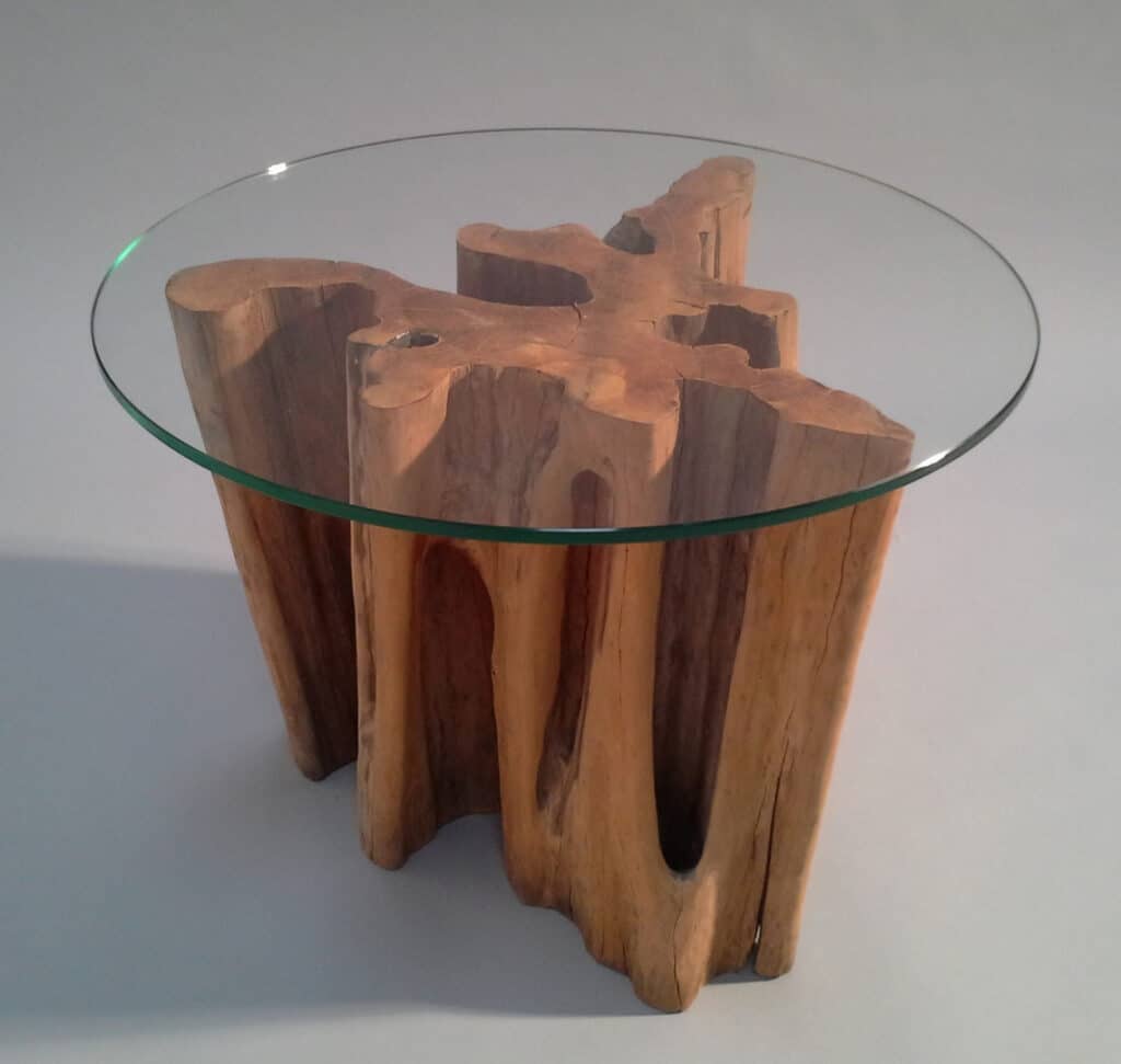 Création d'une table basse en bois cathédrale