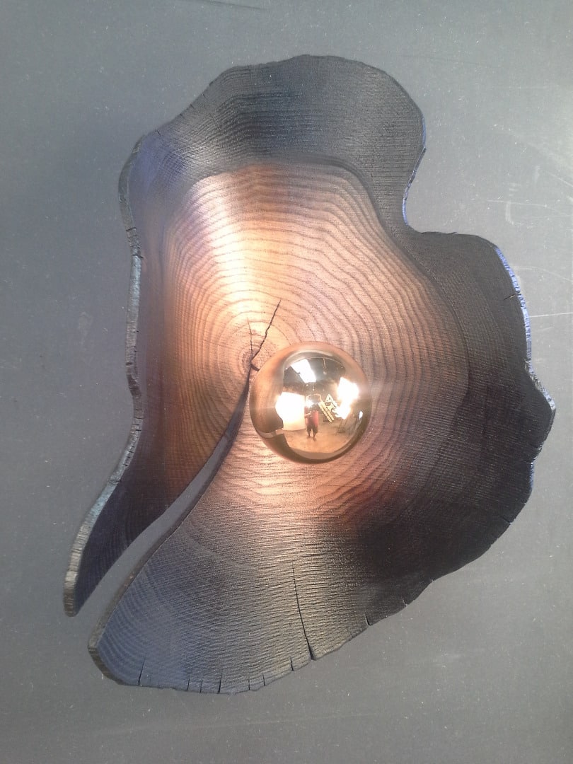 Création d'une applique en bois à demi brulée – Image 3