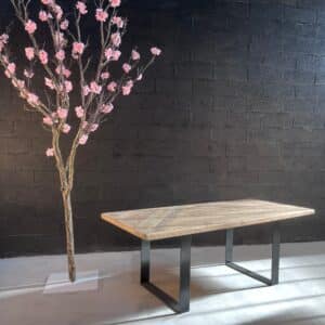 Création de la table "pécheur" avec pieds acier