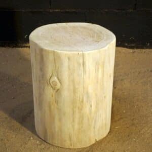 Vente de petit tronc en bois écorcé ou tabouret