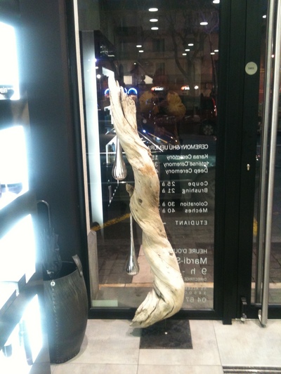 Décoration d'un salon de coiffure Hypolite à Béziers