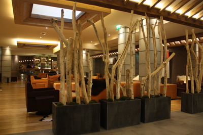 Décoration d'un hotel à la Clusaz