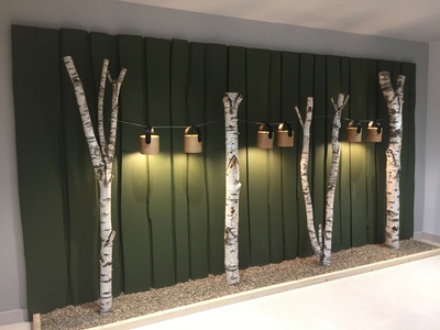 Décoration du restaurant du conseil régionnal d'Ile de France