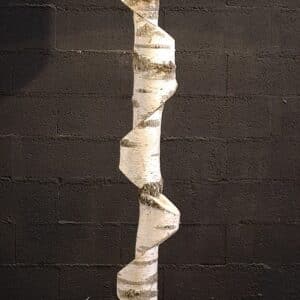 Lampadaire en bouleau